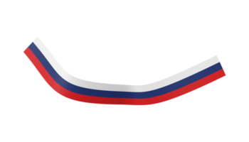 russia flag banner ribbon png