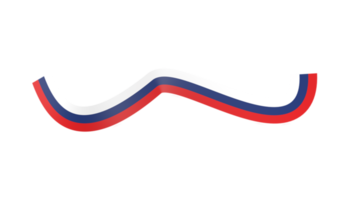 russia flag banner ribbon png