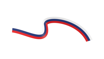 russia flag banner ribbon png