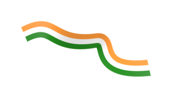 india flag banner ribbon png