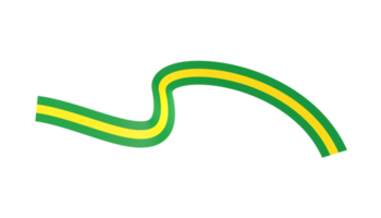 brazil flag banner ribbon png