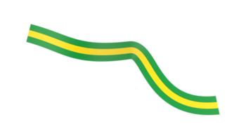 cinta de la bandera de la bandera de brasil png