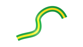 brazil flag banner ribbon png