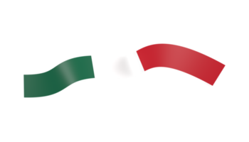 mexico flag banner ribbon png