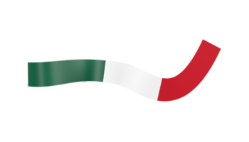 mexico flag banner ribbon png