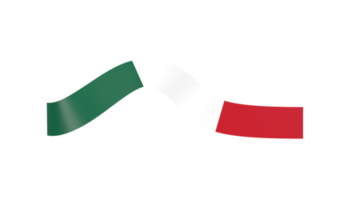 mexico flag banner ribbon png