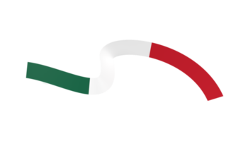 Fahnenband mit Mexiko-Flagge png