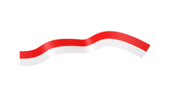 Indonesië vlag banier lint png