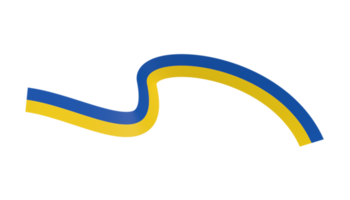 ukraine flag banner ribbon png