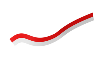 indonesia flag banner ribbon png