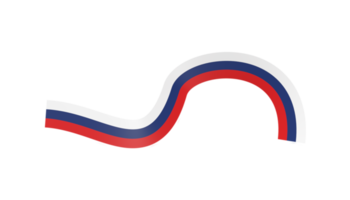 ruban de bannière drapeau russie png