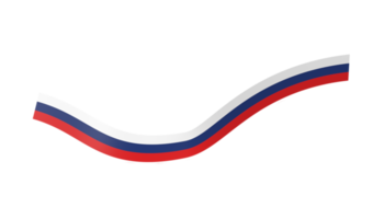 Rusland vlag banier lint png