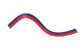 ruban de bannière drapeau russie png