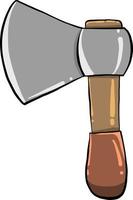 Small ax, illustration, vector on white background.