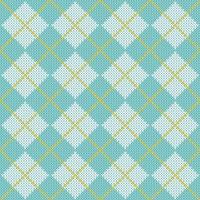 Classic argyle sweater seamless pattern background. vector