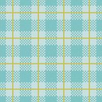 Checkered Christmas sweater pattern in tartan plaid style. vector