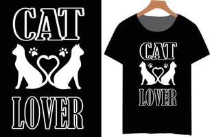 cat lover design Print vector