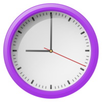 reloj redondo moderno png