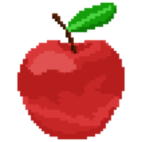 äpple pixel konst png