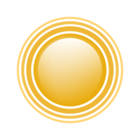 icono de sol o brillo png