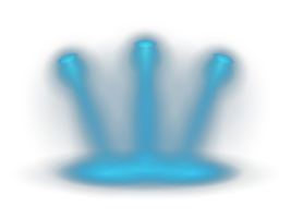 holofotes de palco azul png