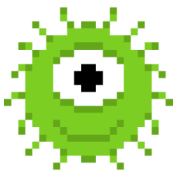 Pixel art alien png