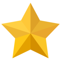 Golden star icon png