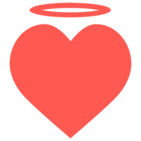 icono de ángel del corazón png