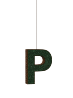 or vert étincelant paillettes ornement texte police de p png