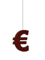 rood goud sprankelend schitteren ornament tekst lettertype euro png