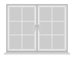marco de ventana blanco png