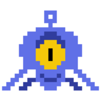 pixel arte alieno png