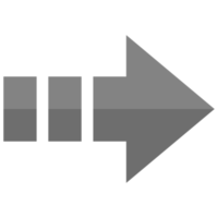 black arrow icon png