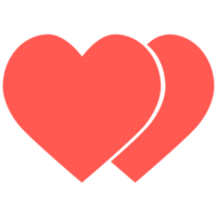 icono de corazón de pareja png