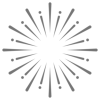 Schwarzes Feuerwerk-Symbol png