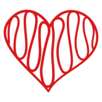 icône de coeur dessiné à la main png