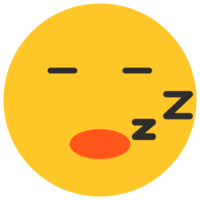 addormentato viso emoji png