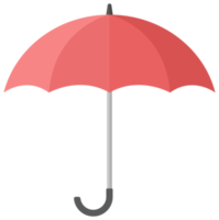 parapluie ouvert rouge png