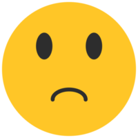 emoji de rosto triste png