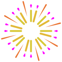 colorful firework icon png