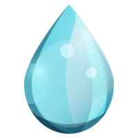 goccia d'acqua blu png