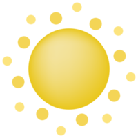 ícone de sol ou brilho png