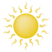 Sun or brightness icon png