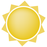 icône soleil ou luminosité png