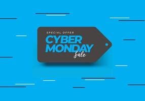 Cyber monday background celebrated on November 28. vector