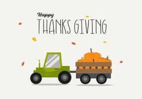 Happy thanks giving day background celebrated on November 24. vector