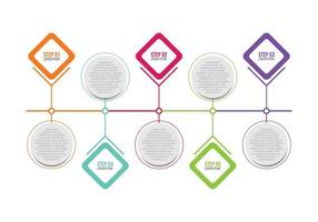 vector de plantilla de diseño infográfico de visualización de datos comerciales