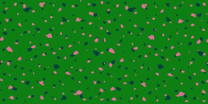 patrón de tinta dibujado a mano y patrón sin costuras de textura. expresivo fondo de vector abstracto sin fisuras en verde.