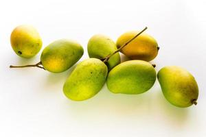 Freshness mango on white background photo