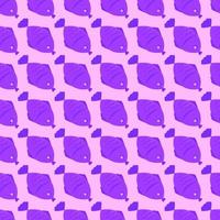 Fishes pattern, seamless pattern on purple background. vector